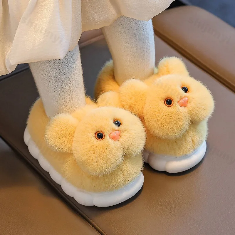 Children's Cartoon Indoor Warm Fluffy Slippers 2025 Winter Boys' Versatile Plush Comfortable Non Slip Soft Soled Cotton Draggers
Children's Cartoon Indoor Warm Fluffy Slippers 2025 Winter Boys' Versatile Plush Comfortable Non Slip Soft Soled Cotton Draggers
