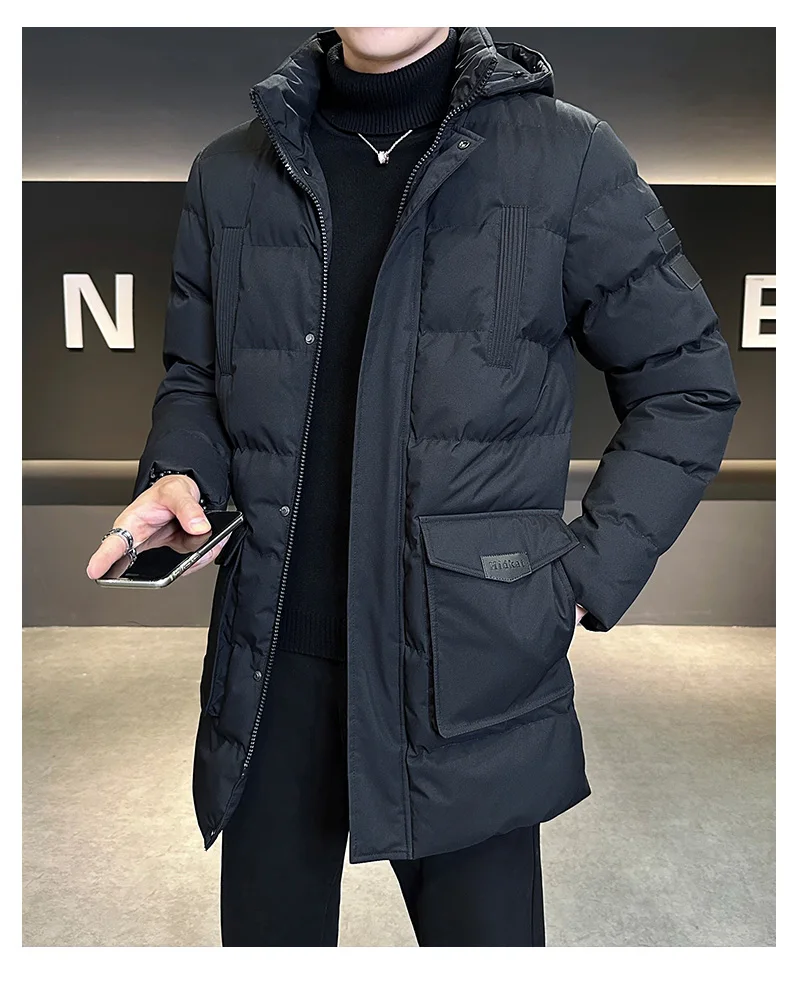 Men Winter Long Jacket Thermal Classic Coat Windproof Warm Parka Hooded Jacket Snow Waterproof Thick Hooded Windbreaker Parkas
Men Winter Long Jacket Thermal Classic Coat Windproof Warm Parka Hooded Jacket Snow Waterproof Thick Hooded Windbreaker Parkas