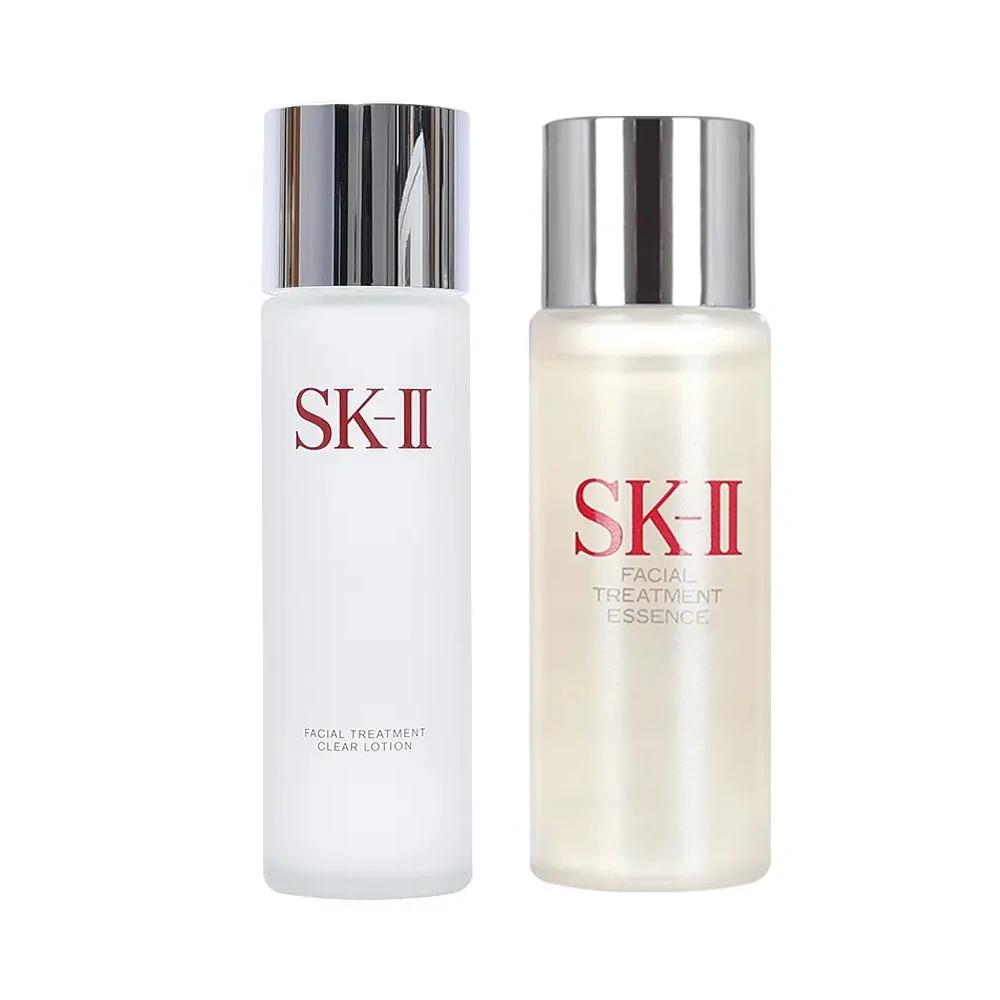 SK-II Эссенция для ухода за лицом и прозрачный лосьон Mini Duo Set, оригинальный уход за кожей SKII, роскошный уход за кожей лица, красота
SK-II Эссенция для ухода за лицом и прозрачный лосьон Mini Duo Set, оригинальный уход за кожей SKII, роскошный уход за кожей лица, красота