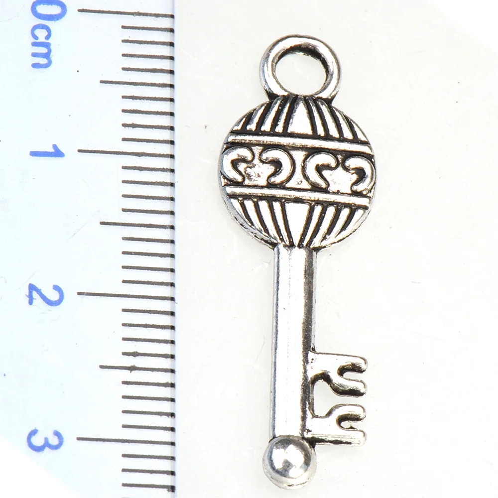 30pcs Keys Charms For Making Customize Jewellery Findings Metal Silver Plated Earrings Bangles Handiwork DIY Material Wholesales
30pcs Keys Charms For Making Customize Jewellery Findings Metal Silver Plated Earrings Bangles Handiwork DIY Material Wholesales