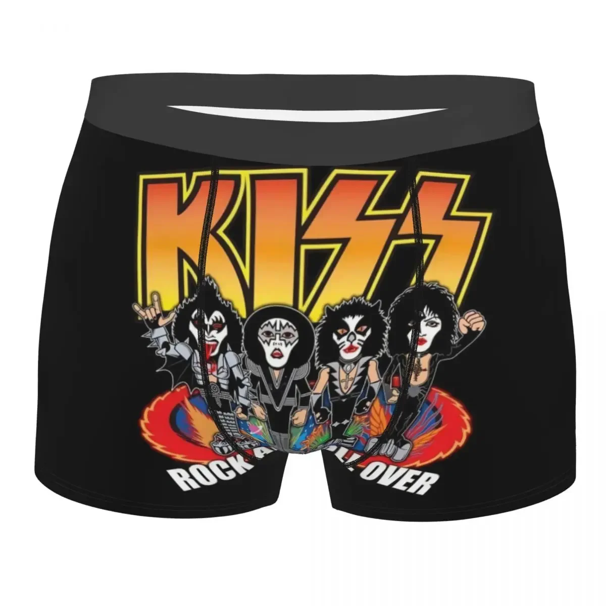 Custom Novelty Kiss Rock Roll Music Boxers Shorts Panties Men's Underpants Breathable Heavy Metal Band Briefs Underwear
Custom Novelty Kiss Rock Roll Music Boxers Shorts Panties Men's Underpants Breathable Heavy Metal Band Briefs Underwear