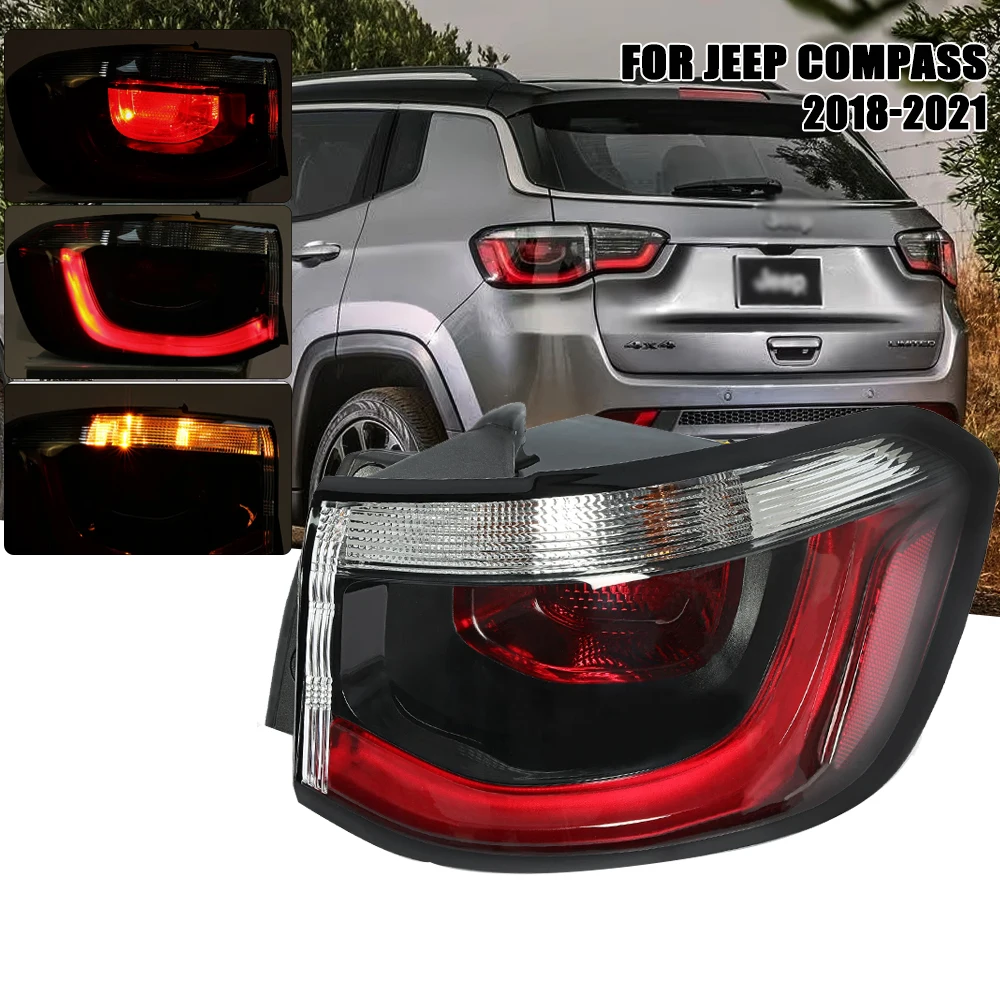 Светодиодный задний фонарь для Jeep Compass 2018 2019 2020 2021, автомобильный сигнальный стоп-сигнал, бампер, сигнальная лампа
Светодиодный задний фонарь для Jeep Compass 2018 2019 2020 2021, автомобильный сигнальный стоп-сигнал, бампер, сигнальная лампа