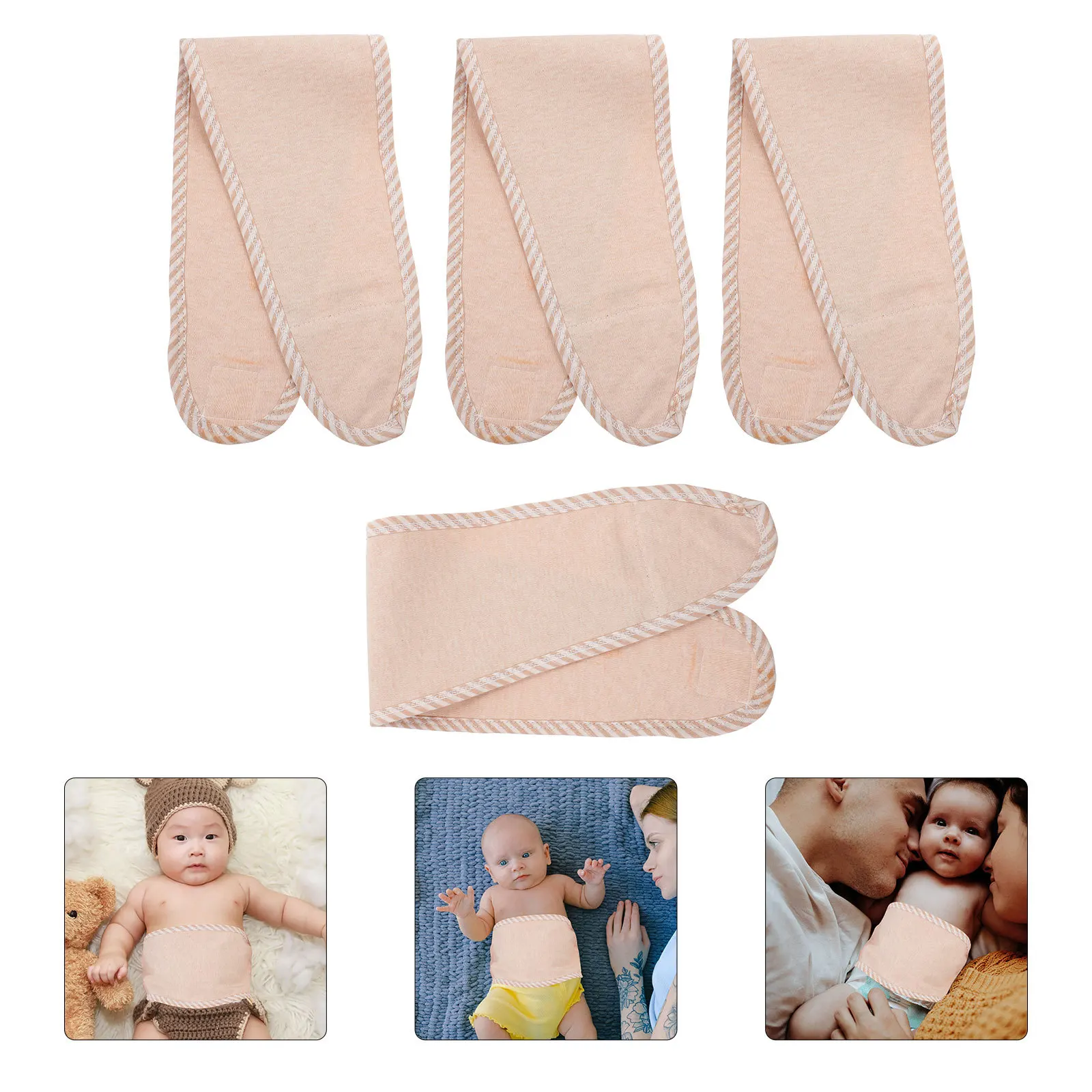 4Pcs Infant Belly Wraps Comfortable Lightweight Baby Belly Bands No Restraint Turning Over Safe Reliable All Seasons
4Pcs Infant Belly Wraps Comfortable Lightweight Baby Belly Bands No Restraint Turning Over Safe Reliable All Seasons