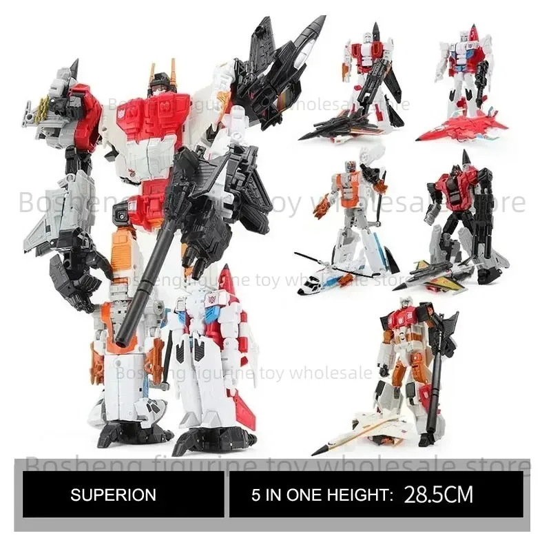 5in1 Superion HZX Transformed Toys Anime Action Figure KO G1 Robot Aircraft Engineering Vehicle Model NO Box
5in1 Superion HZX Transformed Toys Anime Action Figure KO G1 Robot Aircraft Engineering Vehicle Model NO Box