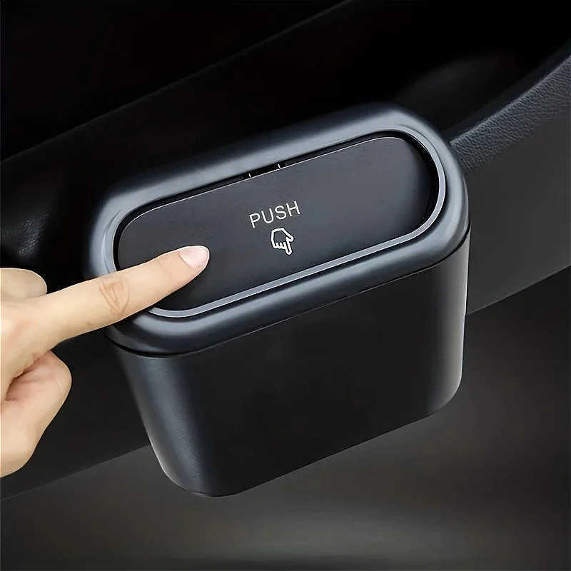 Car Hanging Trash Bin - Plastic Pressing Square Garbage Case for Auto Vehicle, Dustproof Storage Box Supplies
Car Hanging Trash Bin - Plastic Pressing Square Garbage Case for Auto Vehicle, Dustproof Storage Box Supplies