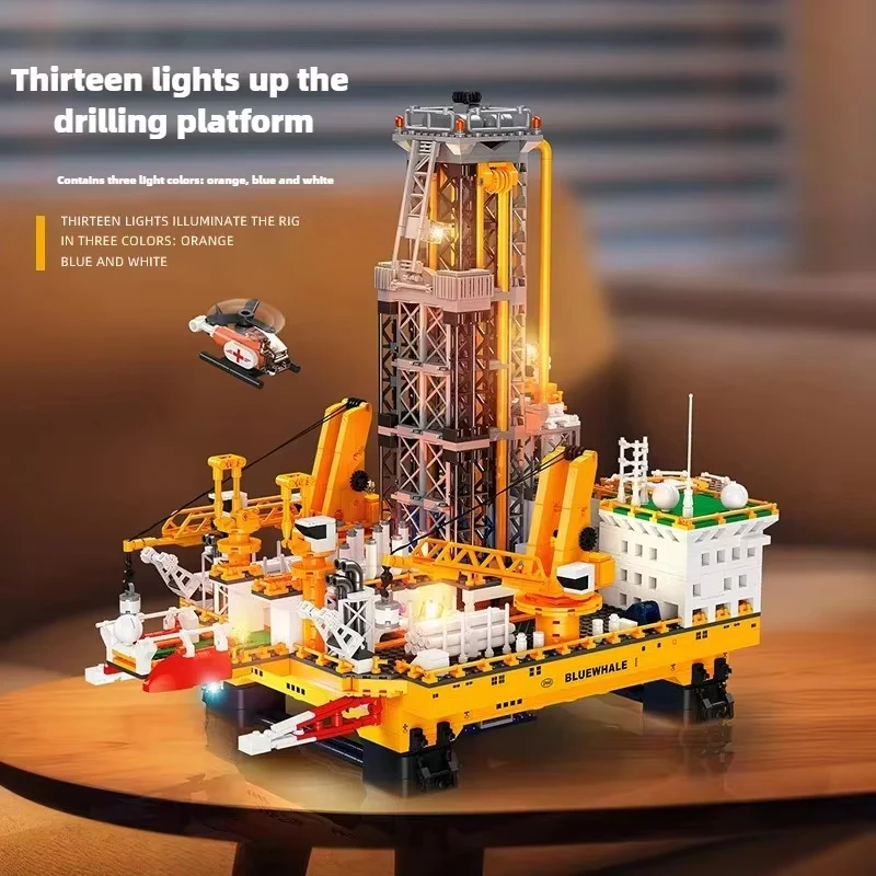 3271 Pcs Bluewhale I Drilling Rig MOC Building Set, Detailed DIY Industrial Decor Model, Challenging Toy Gift for All Ages
3271 Pcs Bluewhale I Drilling Rig MOC Building Set, Detailed DIY Industrial Decor Model, Challenging Toy Gift for All Ages