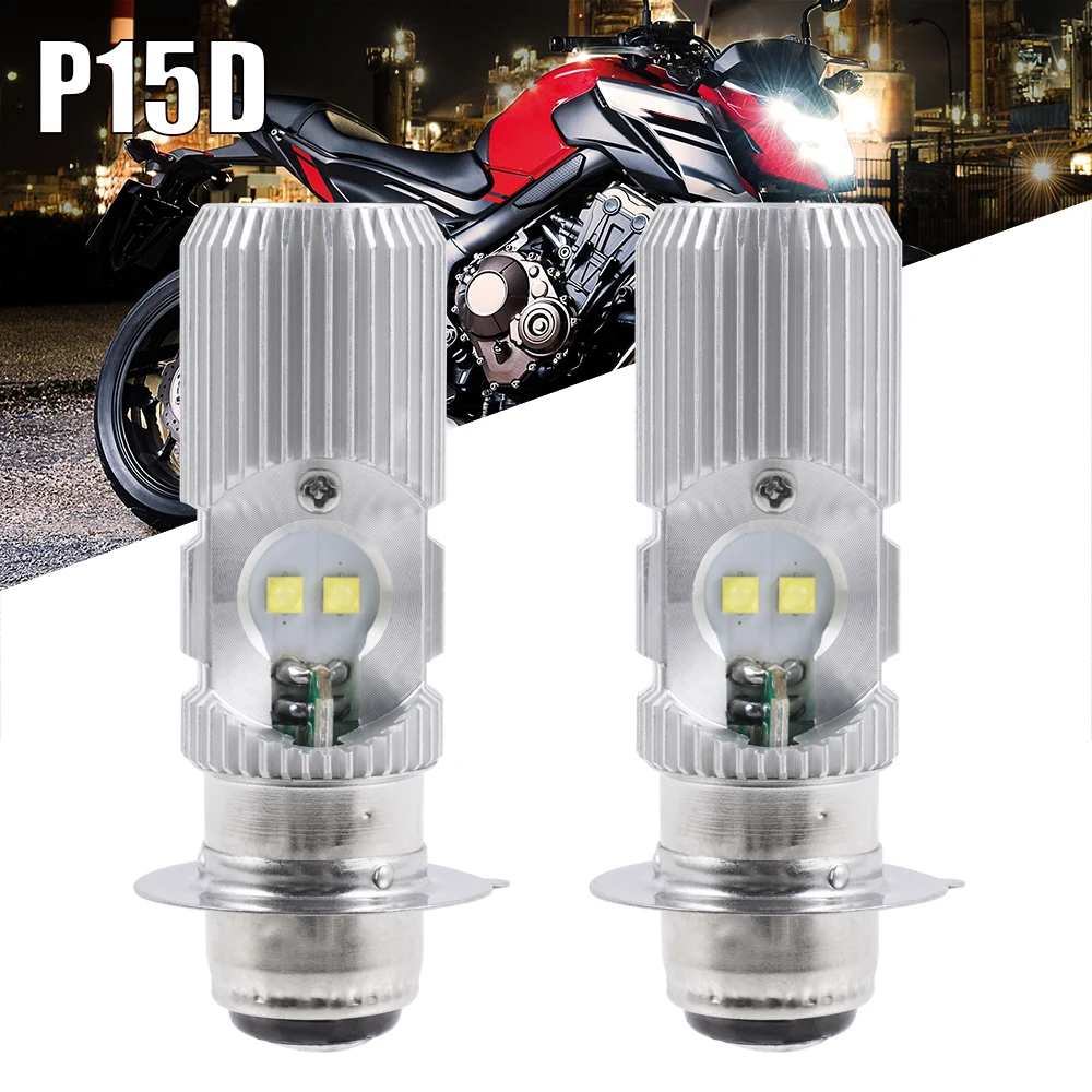 BEVINSEE 2pcs P15D-25-1 LED Headlight Bulb for Motorcycle H6M P15D LED Moto Lamp for Honda XL-125V Varadero 01-11 XR400R XR650R
BEVINSEE 2pcs P15D-25-1 LED Headlight Bulb for Motorcycle H6M P15D LED Moto Lamp for Honda XL-125V Varadero 01-11 XR400R XR650R