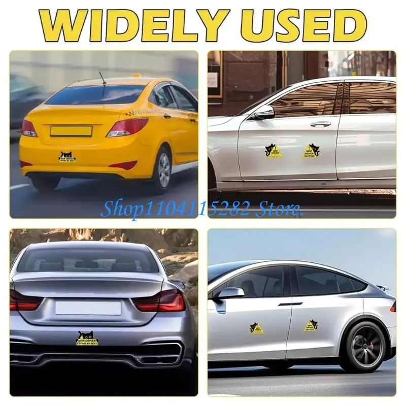 3Pcs Multipurpose Reflective Decals for New Driver Night Visibility on Car Black Cats Art Safety Warning Sticker
3Pcs Multipurpose Reflective Decals for New Driver Night Visibility on Car Black Cats Art Safety Warning Sticker