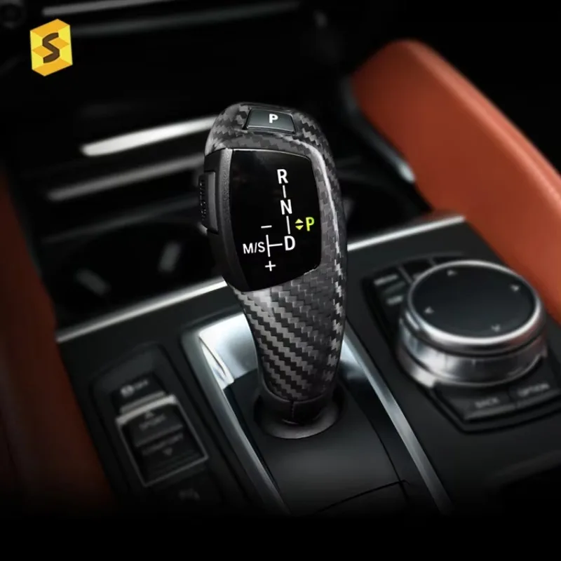 ES Carbon Fiber Interior Decoration and Accessories Decal Trim Cover Carbon Fiber Frame Car Gear Shift Knob for BMW
ES Carbon Fiber Interior Decoration and Accessories Decal Trim Cover Carbon Fiber Frame Car Gear Shift Knob for BMW