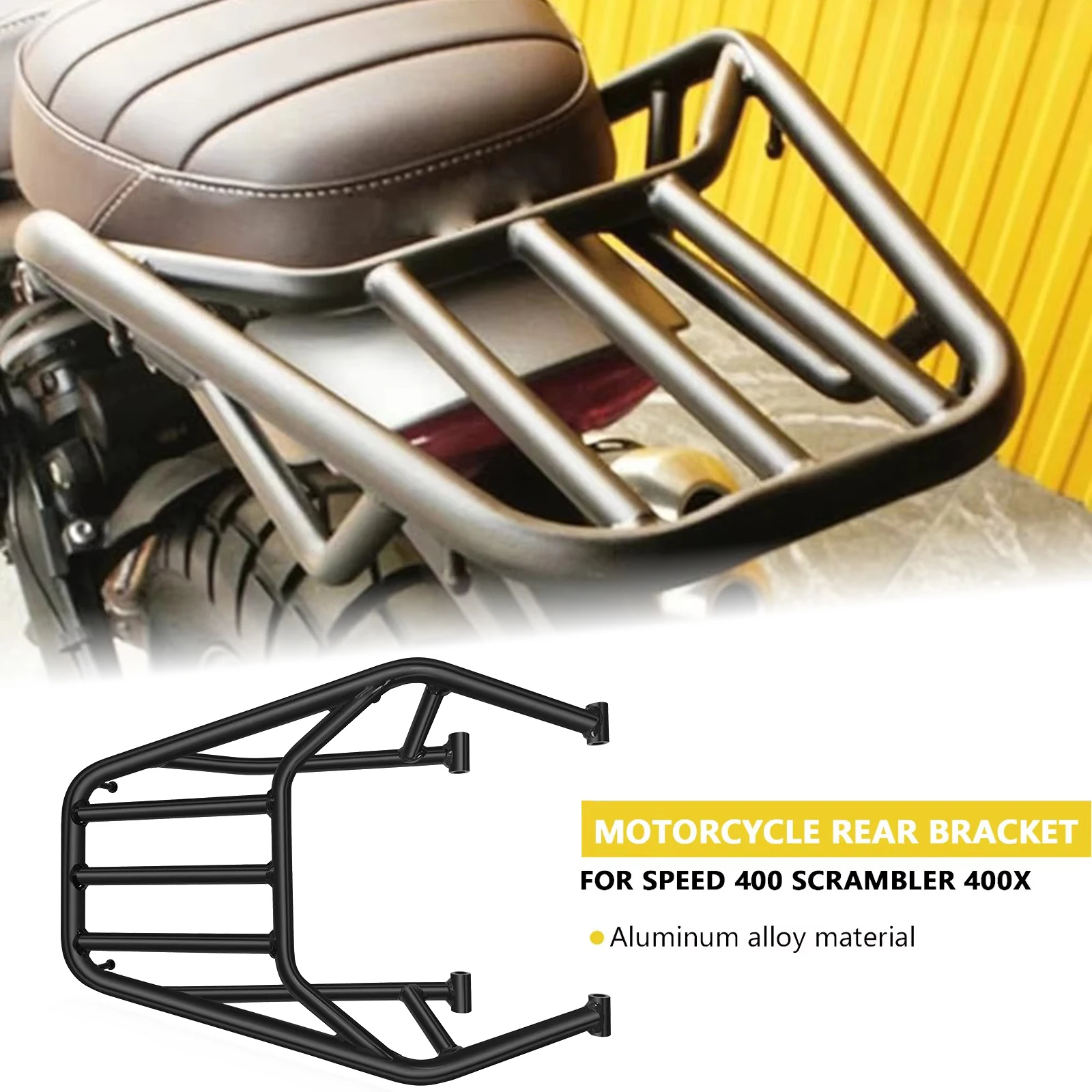 Для Scrambler 400 X Speed 400 scrambler 400x speed 400 2024-2025 задняя багажная полка для мотоцикла задняя полка для хранения 
Для Scrambler 400 X Speed 400 scrambler 400x speed 400 2024-2025 задняя багажная полка для мотоцикла задняя полка для хранения