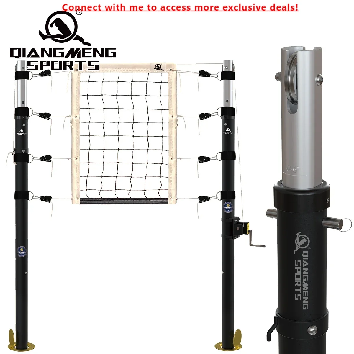 Professional Custom Aluminum Volleyball Post Spring Bolt Lifting Standard Indoor And Outdoor Portable Volleyball Net Poles
Professional Custom Aluminum Volleyball Post Spring Bolt Lifting Standard Indoor And Outdoor Portable Volleyball Net Poles
