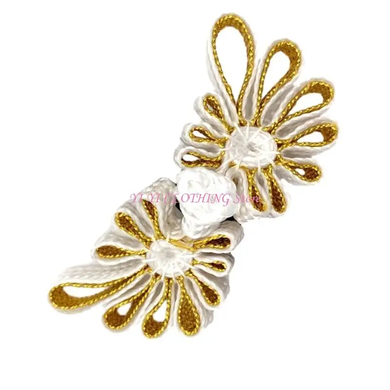 N5KF Chinese Traditional Button Sewing Decorative Butterfly Cheongsam Embellishment
N5KF Chinese Traditional Button Sewing Decorative Butterfly Cheongsam Embellishment
