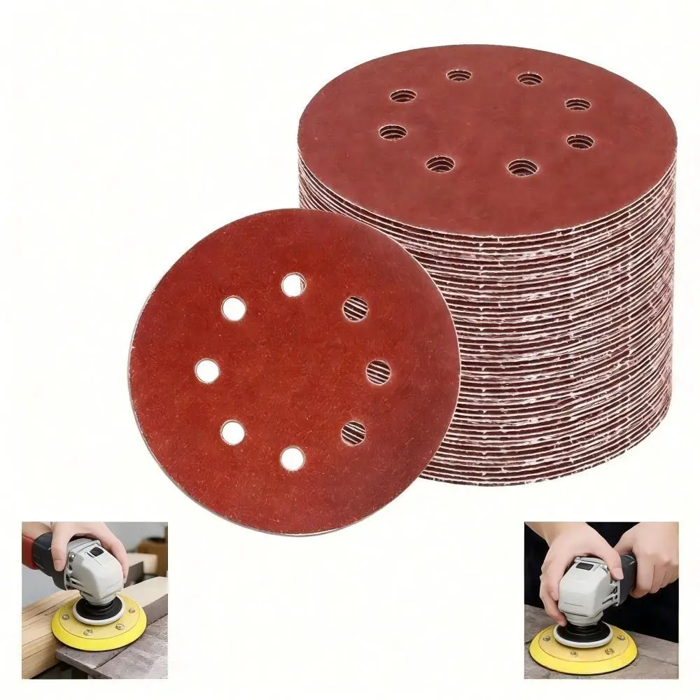TQLQ 5 Inch 8 Hole Red Sanding Discs Hook Loop Wet Dry Sandpaperfor Wood Metal Polishing Random Orbital Sander Abrasive Tools
TQLQ 5 Inch 8 Hole Red Sanding Discs Hook Loop Wet Dry Sandpaperfor Wood Metal Polishing Random Orbital Sander Abrasive Tools