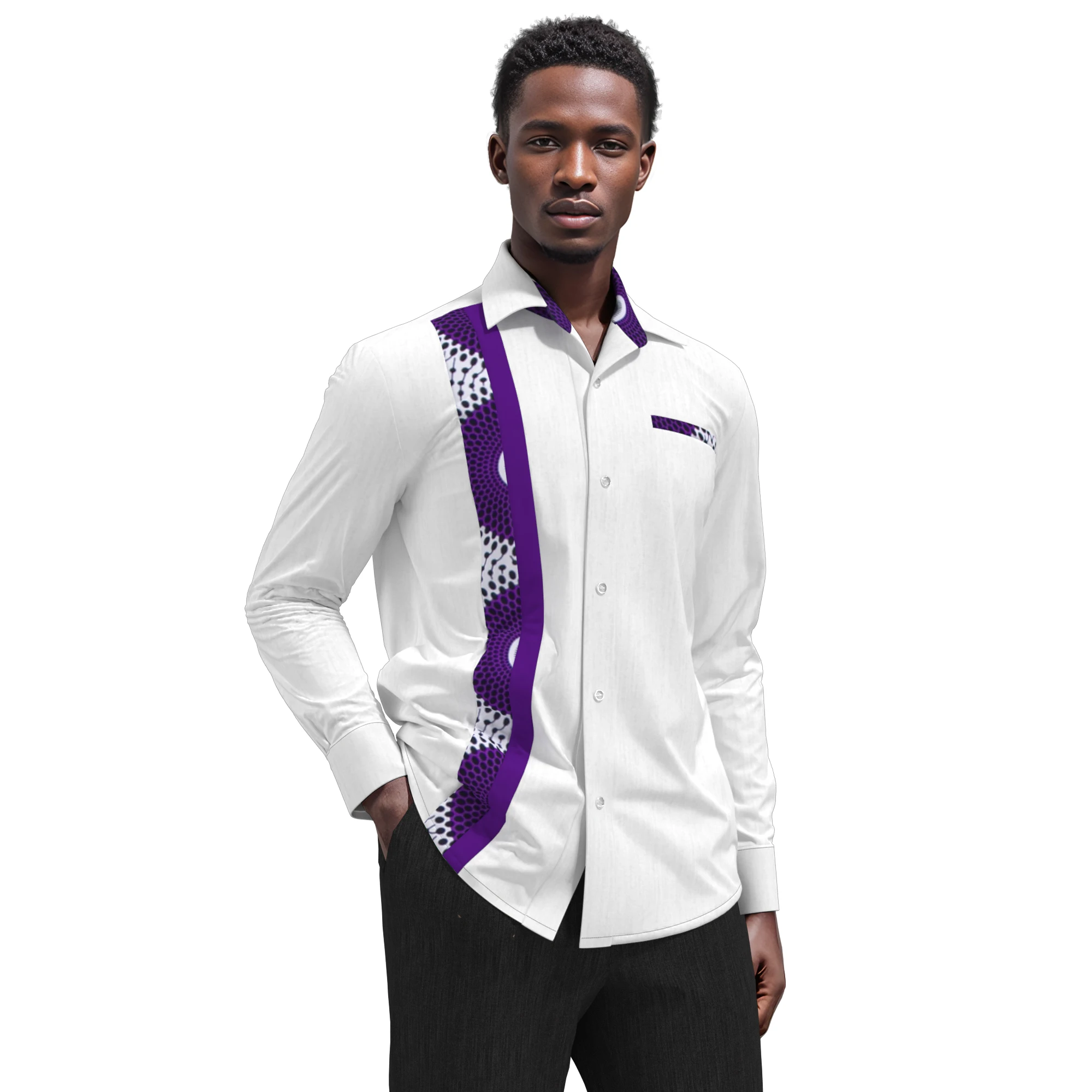 African Men Clothes Long Sleeve Shirt Gown Traditional African Bazin Riche Print Tops Gown and Trousers WYN2319
African Men Clothes Long Sleeve Shirt Gown Traditional African Bazin Riche Print Tops Gown and Trousers WYN2319