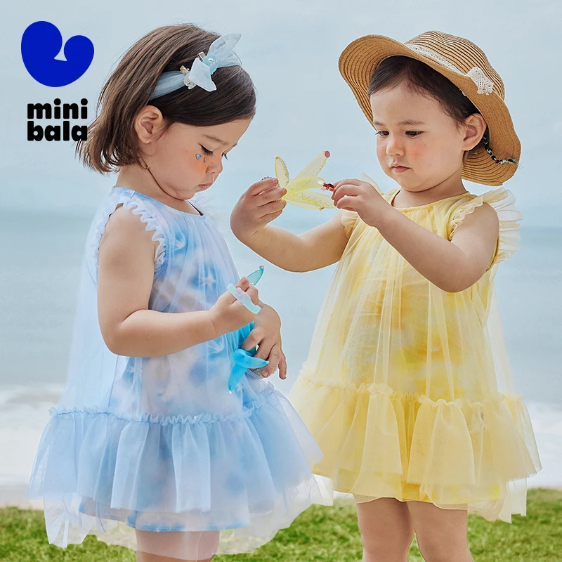 Mini Bala Mesh Tie-Dye Dress Baby Girl Sweet Soft A-Line Dress with Flutter Sleeves for Summer Parties
Mini Bala Mesh Tie-Dye Dress Baby Girl Sweet Soft A-Line Dress with Flutter Sleeves for Summer Parties