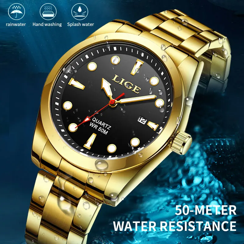 New Fashion LIGE Luxury Vintage Quartz Man Watch Waterproof Sport Stainless Band Date Wristwatch Gifts Men Watches Reloj Hombre
New Fashion LIGE Luxury Vintage Quartz Man Watch Waterproof Sport Stainless Band Date Wristwatch Gifts Men Watches Reloj Hombre
