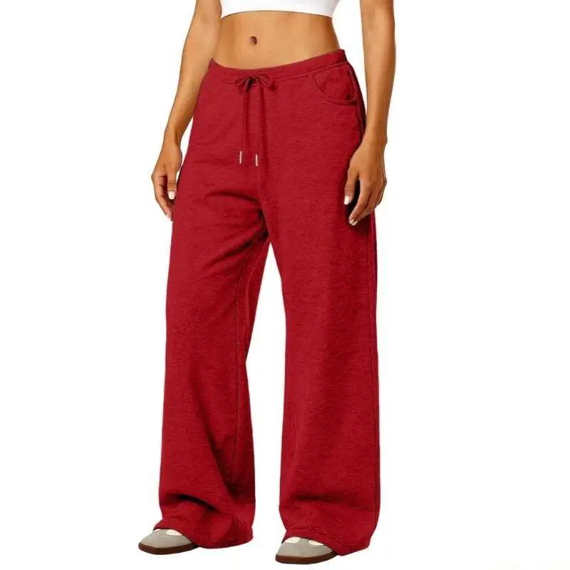 31BF Women Comfortable Wide Leg Sweatpants for Yoga Gym Pockets Drawstring Waist Warm
31BF Women Comfortable Wide Leg Sweatpants for Yoga Gym Pockets Drawstring Waist Warm