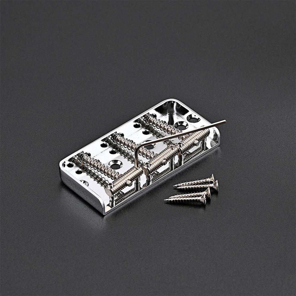 Bridge Chrome Guitar Electric for Acoustic Material Replacement Tremolo Tailpiece Saddle Tremolp Screws
Bridge Chrome Guitar Electric for Acoustic Material Replacement Tremolo Tailpiece Saddle Tremolp Screws