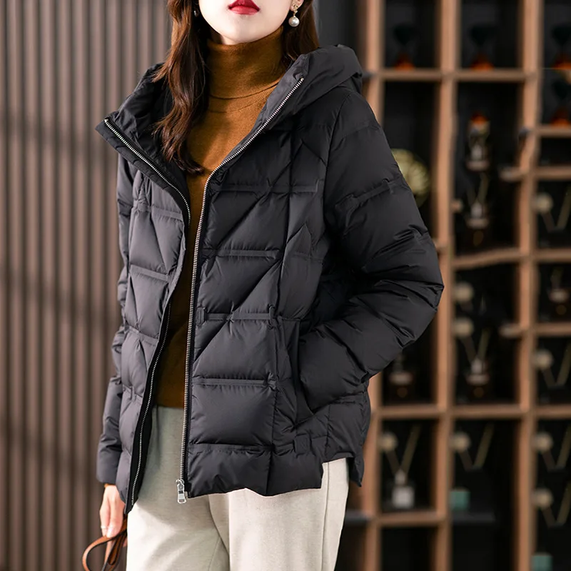 Autumn/Winter Women's Down Jacket Commuter Hoodie Fashionable Slimming Jacket
Autumn/Winter Women's Down Jacket Commuter Hoodie Fashionable Slimming Jacket
