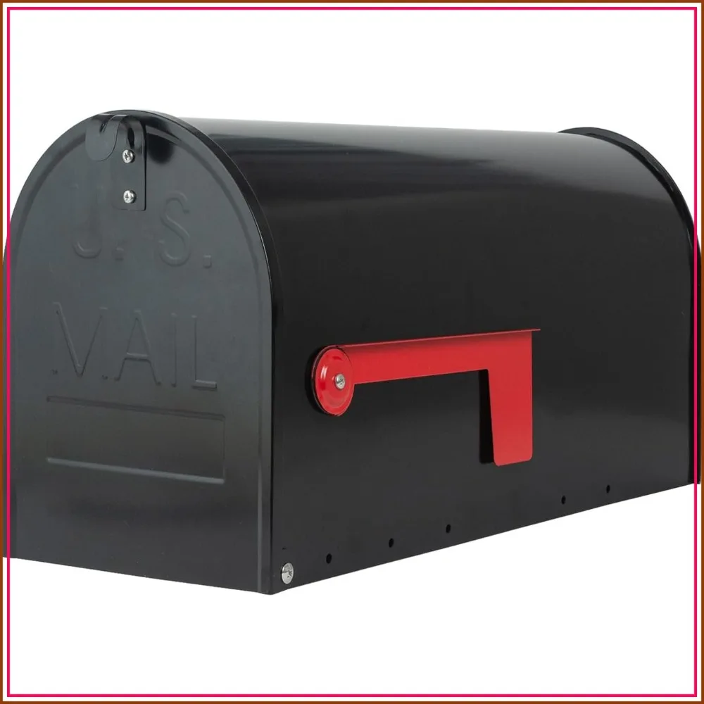 Large Black Mailbox for Outside, Galvanized Steel, Rust-Resistant, 22x10.7x8.9 in
Large Black Mailbox for Outside, Galvanized Steel, Rust-Resistant, 22x10.7x8.9 in