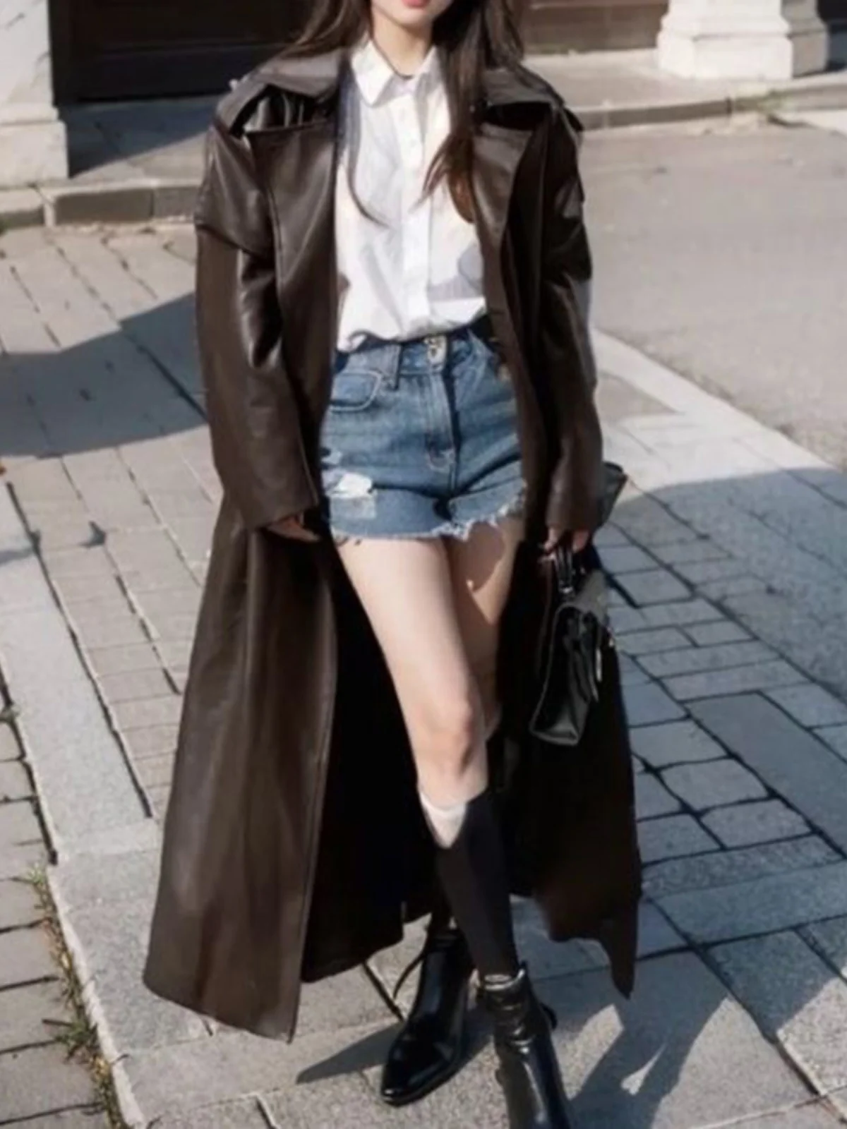 Elegant Long Loose Couple Korean Style Coat Women's Men's Autumn Winter over Knee Casual Hong Kong Style Coat Trendy
Elegant Long Loose Couple Korean Style Coat Women's Men's Autumn Winter over Knee Casual Hong Kong Style Coat Trendy