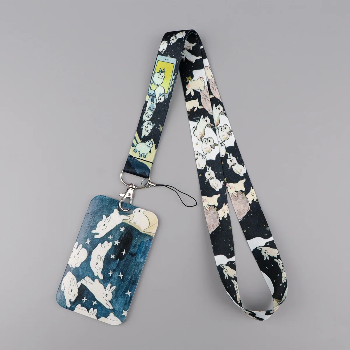 Cartoon Rabbit Credential Holder Cute Lanyards for Key Neck Strap For Card Badge Gym Keychain Keyring Accessories Gifts
Cartoon Rabbit Credential Holder Cute Lanyards for Key Neck Strap For Card Badge Gym Keychain Keyring Accessories Gifts