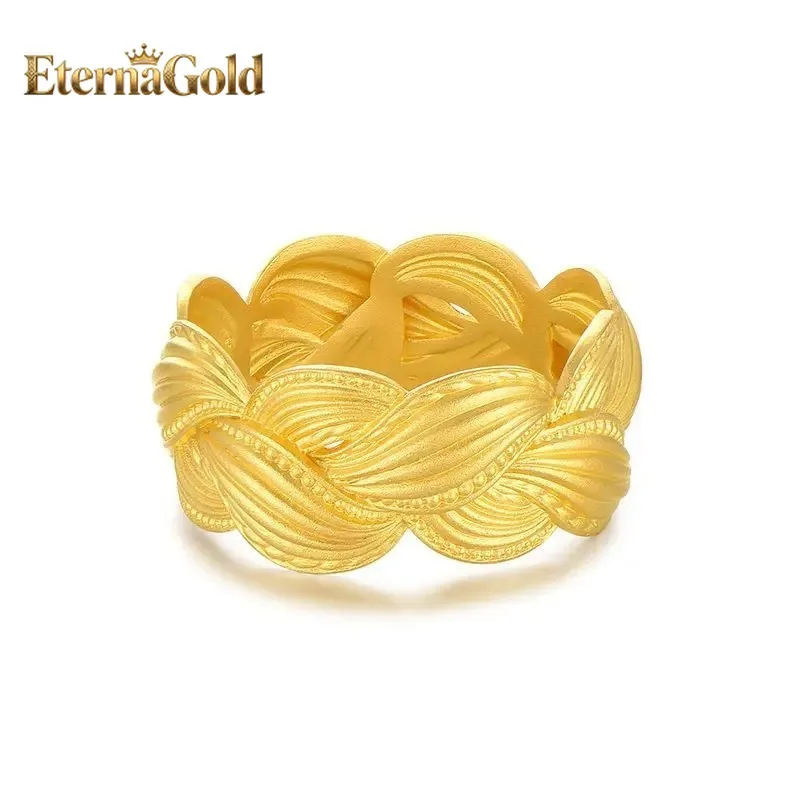 EternaGold 9999 24K real gold ring for women ancient wheat ears light luxury high-end fashion temperament versatile ring
EternaGold 9999 24K real gold ring for women ancient wheat ears light luxury high-end fashion temperament versatile ring