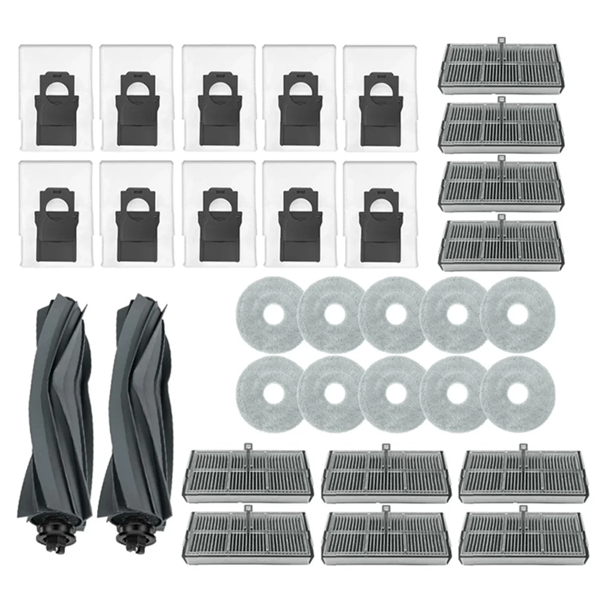 A35T-For Dreame X40 Ultra, X40 Pro, S30 Pro Ultra Replacement Parts Accessories Main Brush Hepa Filter Mop Cloth Dust Bag
A35T-For Dreame X40 Ultra, X40 Pro, S30 Pro Ultra Replacement Parts Accessories Main Brush Hepa Filter Mop Cloth Dust Bag