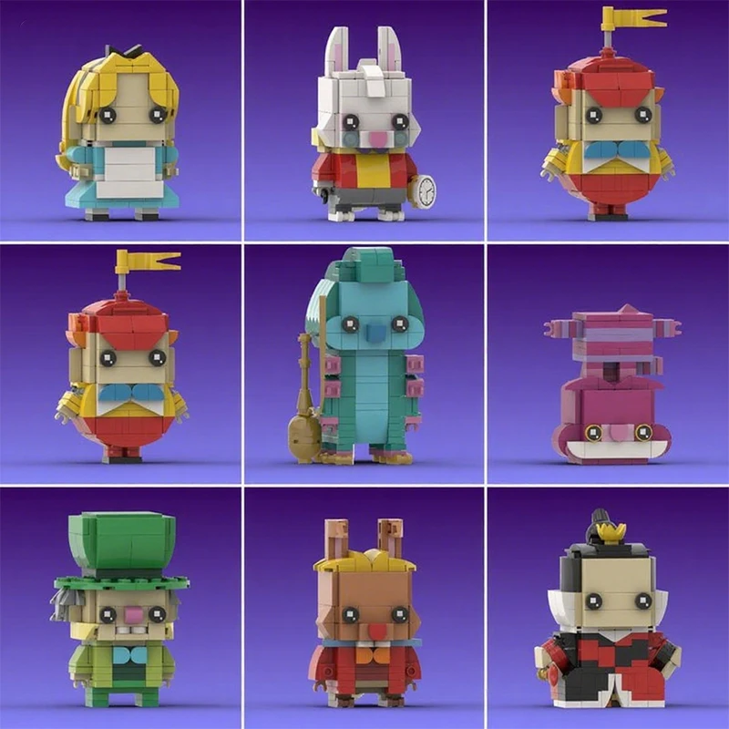 NEW 1309PCS MOC Creative Model Alice In Wonderland Brickheadz Collection Premium Display Building Blocks DIY Home Decor Gift Set
NEW 1309PCS MOC Creative Model Alice In Wonderland Brickheadz Collection Premium Display Building Blocks DIY Home Decor Gift Set