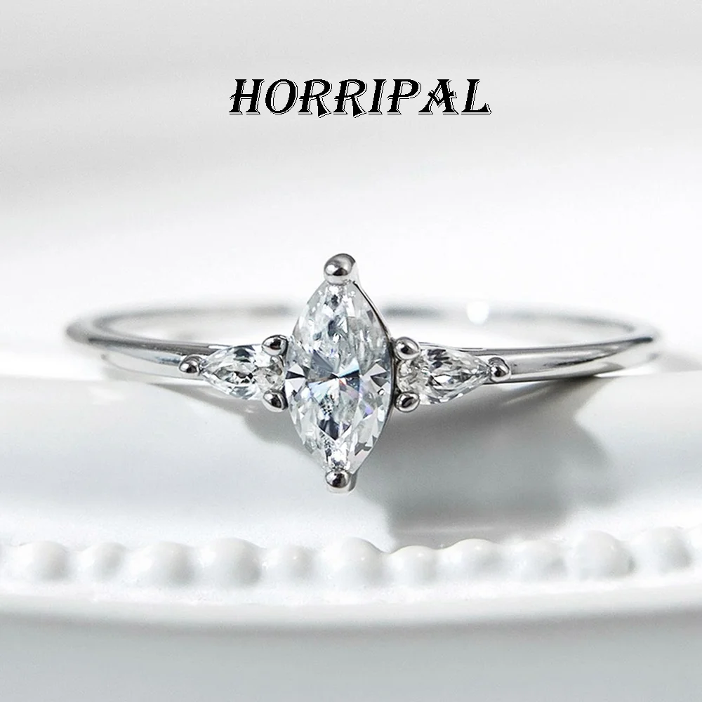 HORRIPAL D VVS1 Marquise Cut Moissanite Eternity Ring for Women Man S925 Sterling Silver GRA Certified Layering Fine Jewelry
HORRIPAL D VVS1 Marquise Cut Moissanite Eternity Ring for Women Man S925 Sterling Silver GRA Certified Layering Fine Jewelry