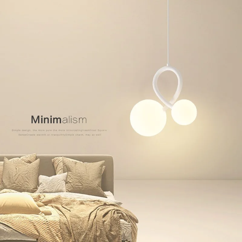 Modern Bedroom Bedside Lights Simple Nordic Personality Design Lamp Led Creative Cream Wind Chandelier
Modern Bedroom Bedside Lights Simple Nordic Personality Design Lamp Led Creative Cream Wind Chandelier