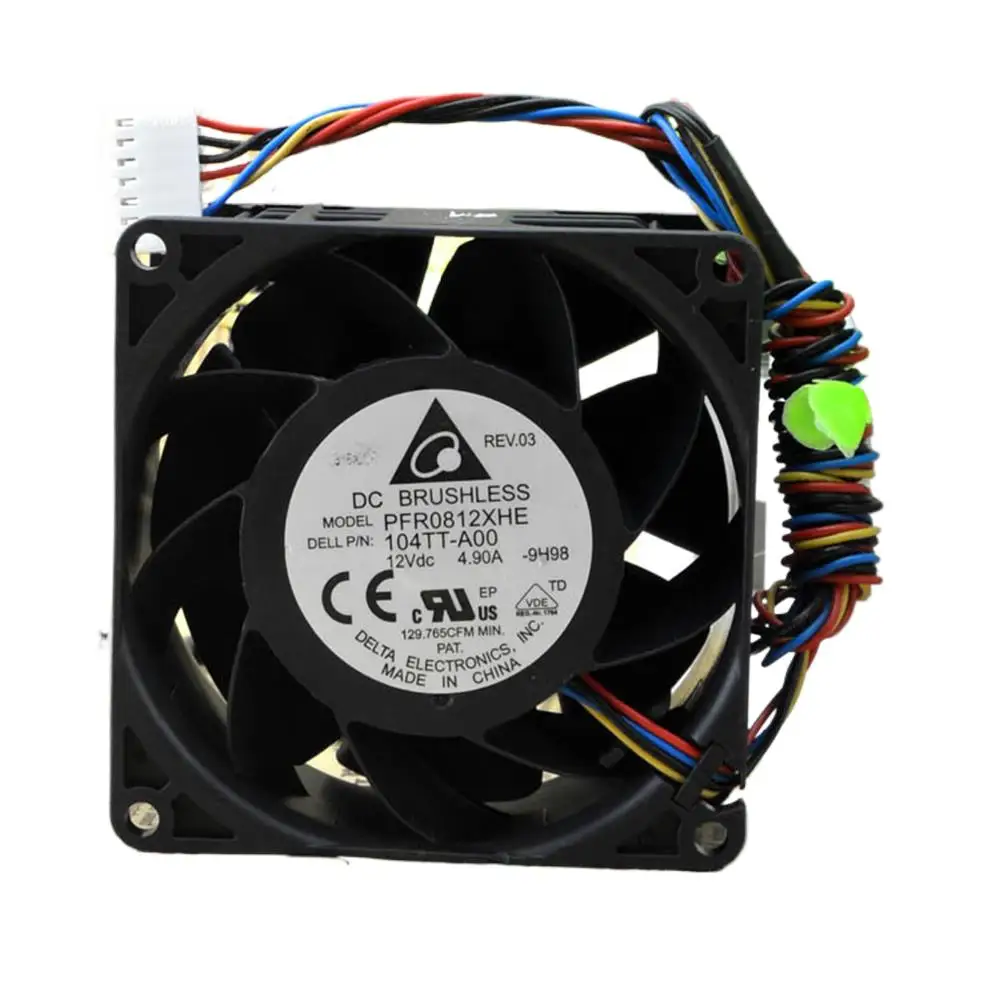 Вентилятор Delta 8038 DC12V 8 см, супермощный, 4.9A, PFR0812XHE, 13000 об/мин, 80*80*38 мм
Вентилятор Delta 8038 DC12V 8 см, супермощный, 4.9A, PFR0812XHE, 13000 об/мин, 80*80*38 мм
