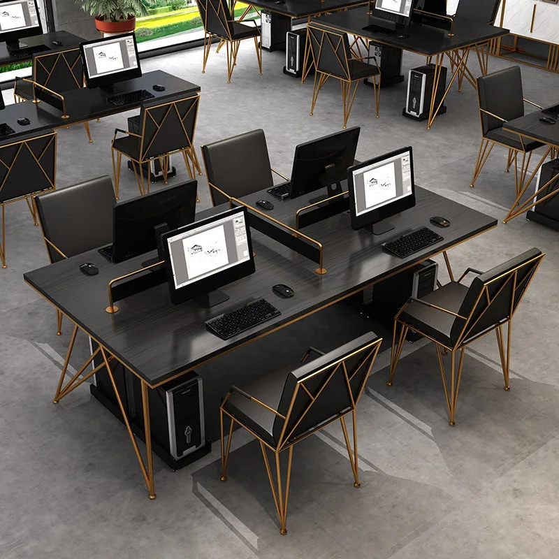 !@Modern Minimalist Solid Wood Staff Desk Wrought Iron Chair Luxury Contemporary for Office Building Computer Desk Chair
!@Modern Minimalist Solid Wood Staff Desk Wrought Iron Chair Luxury Contemporary for Office Building Computer Desk Chair