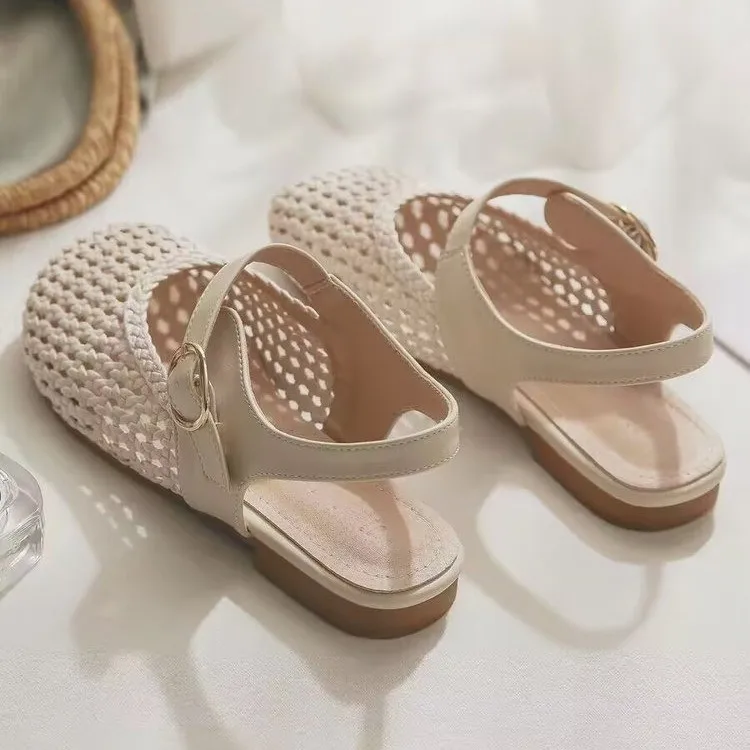 2026 Summer New Mary Jane Women’s Shoes, Hollow Woven Breathable Flat Closed-Toe Sandals for Skirts
2026 Summer New Mary Jane Women’s Shoes, Hollow Woven Breathable Flat Closed-Toe Sandals for Skirts