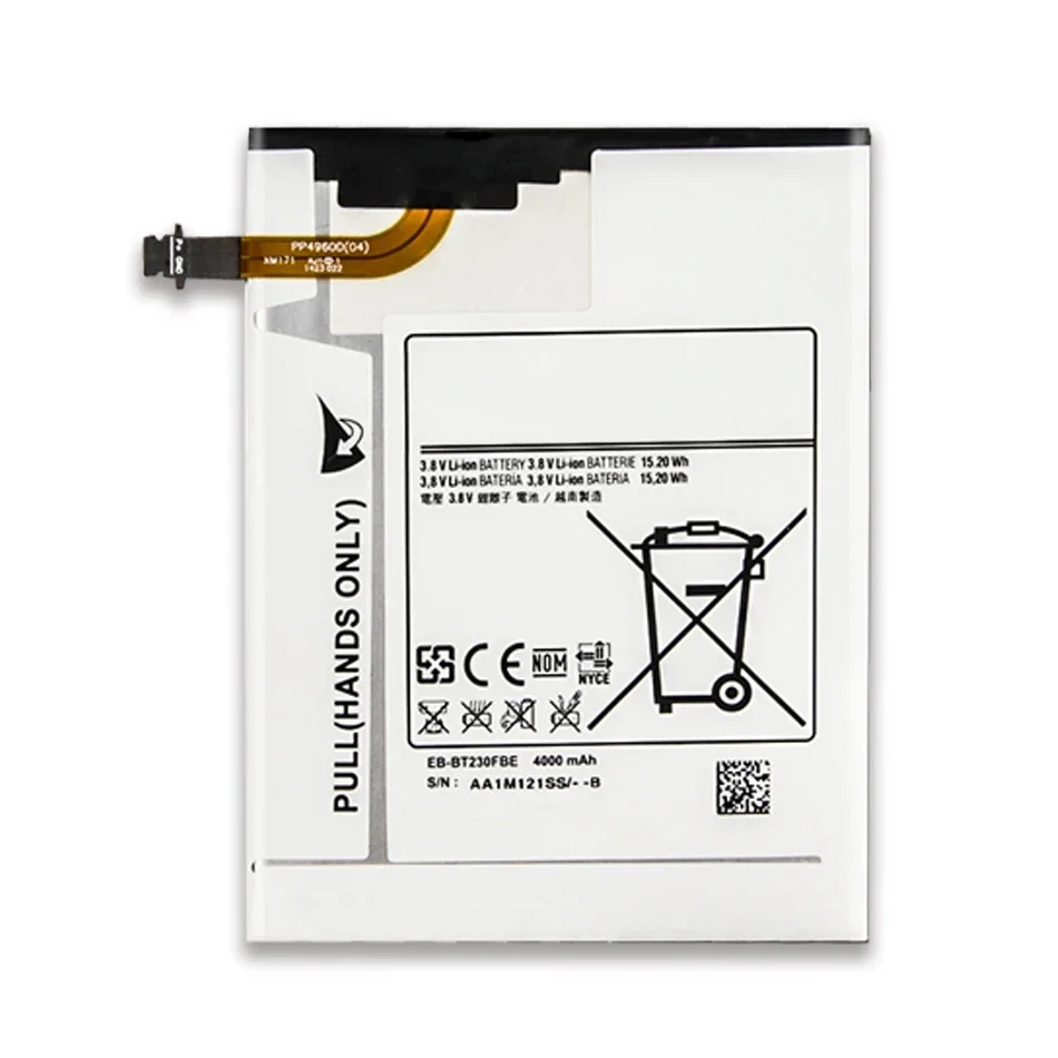 Tablet Battery EB-BT230FBE 4000mAh For Samsung Galaxy Tab 4 Nook T230 T231 T235 SM-T230 SM-T231 SM-T235
Tablet Battery EB-BT230FBE 4000mAh For Samsung Galaxy Tab 4 Nook T230 T231 T235 SM-T230 SM-T231 SM-T235