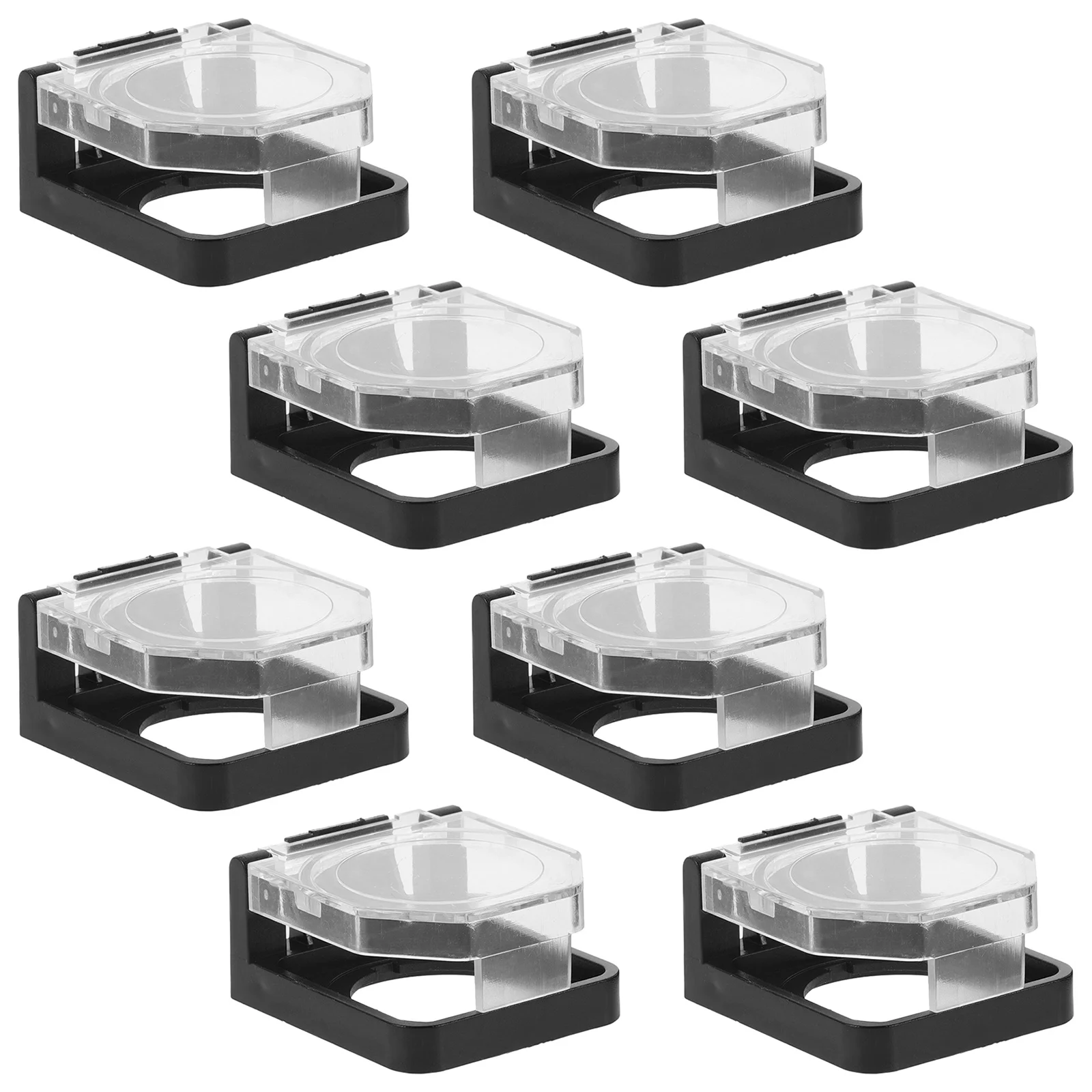 8Pcs Button Cover Switch Protector Clear Waterproof Guard for 22Mm Push Start Stop Power Button Emergency Safety Protector
8Pcs Button Cover Switch Protector Clear Waterproof Guard for 22Mm Push Start Stop Power Button Emergency Safety Protector