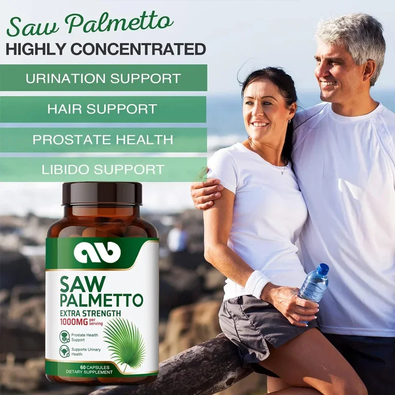 Saw Palm Extract Prostate Supplement -1000mg Saw Palm Supplement, Men's Prostate Health Support Supplement -60 capsules
Saw Palm Extract Prostate Supplement -1000mg Saw Palm Supplement, Men's Prostate Health Support Supplement -60 capsules