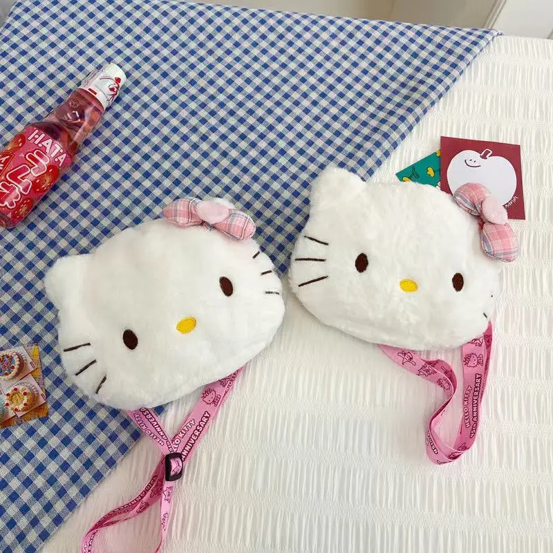 Hello Kitty Bow Crossbody Bag Kawaii Plush Shoulder Purse Cute Fashion Gift for Women Girls White KT Cat Crossbody Bag
Hello Kitty Bow Crossbody Bag Kawaii Plush Shoulder Purse Cute Fashion Gift for Women Girls White KT Cat Crossbody Bag