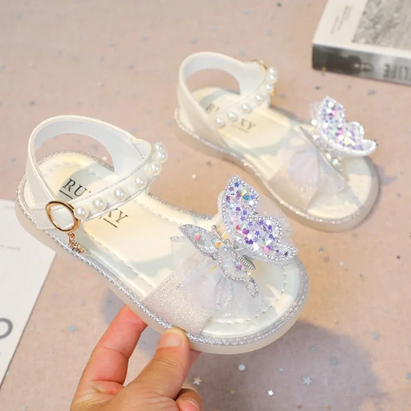 Children's Sandals Summer Fashion Butterfly Girls Rhinestone Princess Sandals Baby Kid's Soft Bottom Casual Beach Shoes
Children's Sandals Summer Fashion Butterfly Girls Rhinestone Princess Sandals Baby Kid's Soft Bottom Casual Beach Shoes