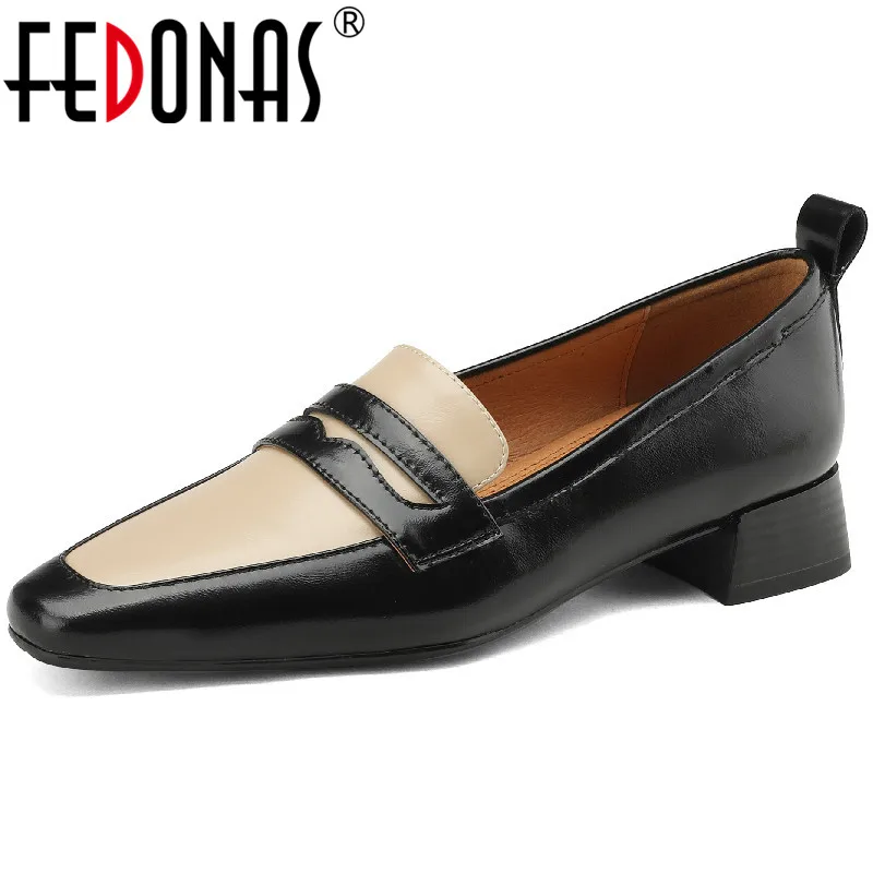 FEDONAS 2023 Spring Summer Classic Women Pumps Mature Vintage Mixed Colors Genuine Leather Low Heels Shoes Woman Working Casual
FEDONAS 2023 Spring Summer Classic Women Pumps Mature Vintage Mixed Colors Genuine Leather Low Heels Shoes Woman Working Casual