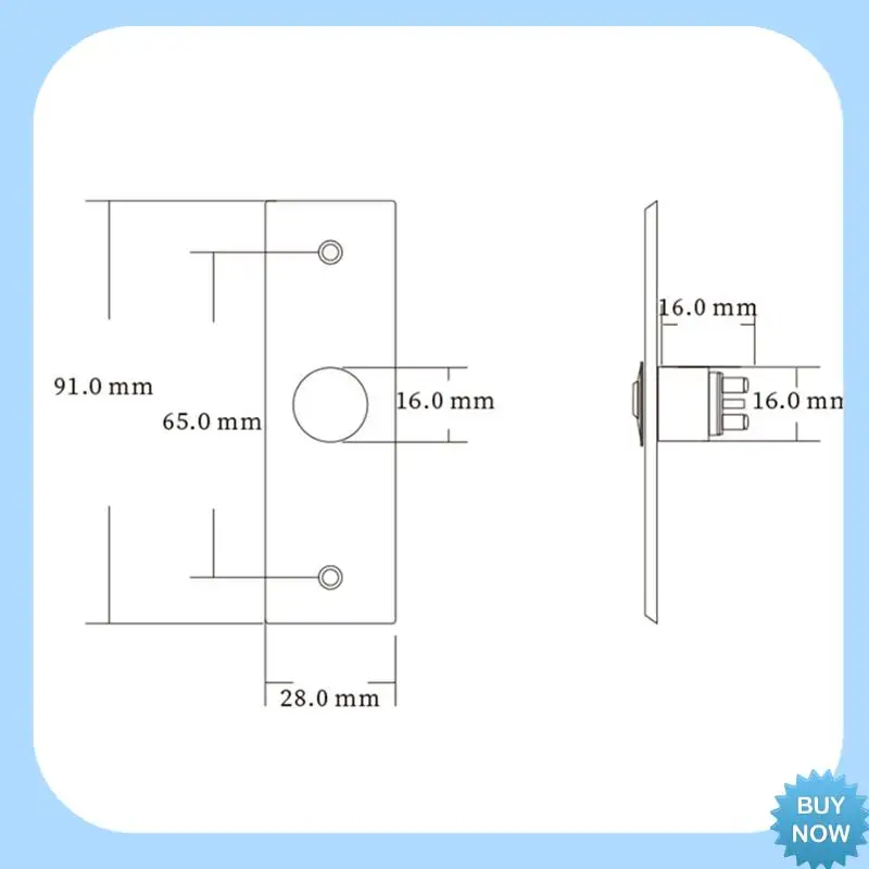 A47Z Stainless Steel Exit Button Switch For Lock Door Access Control System Door Push Exit Door Release Button Alloy Switch 
A47Z Stainless Steel Exit Button Switch For Lock Door Access Control System Door Push Exit Door Release Button Alloy Switch