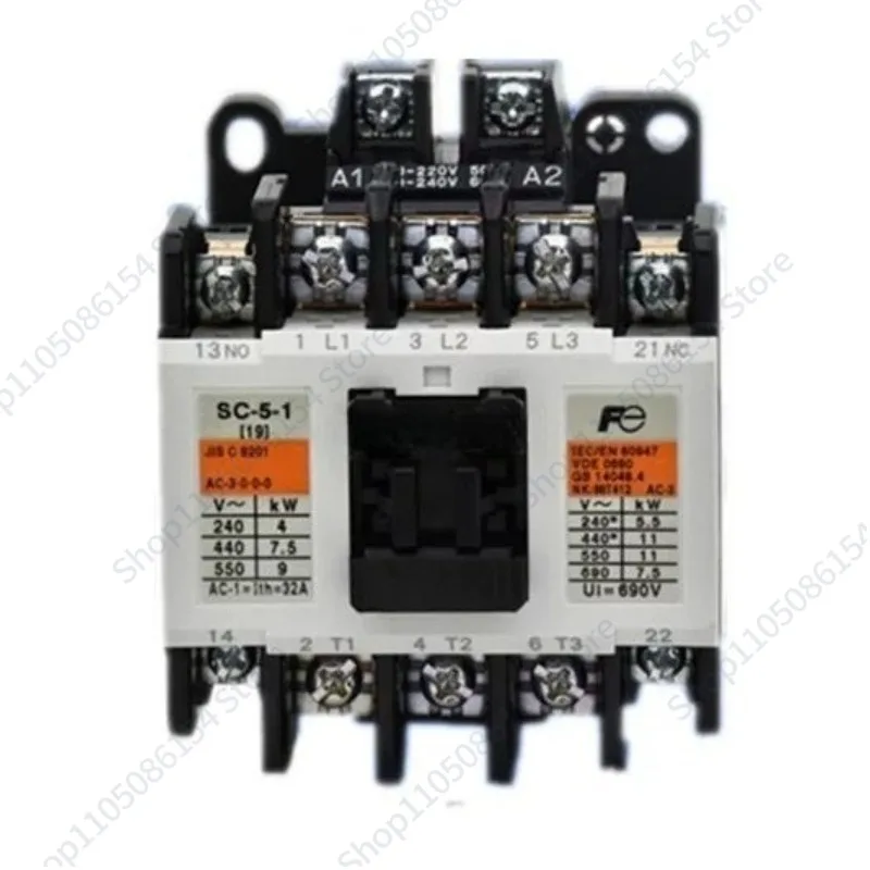 SC-5-1SC-5-1 AC110/V AC22V0 AC Contactor
SC-5-1SC-5-1 AC110/V AC22V0 AC Contactor