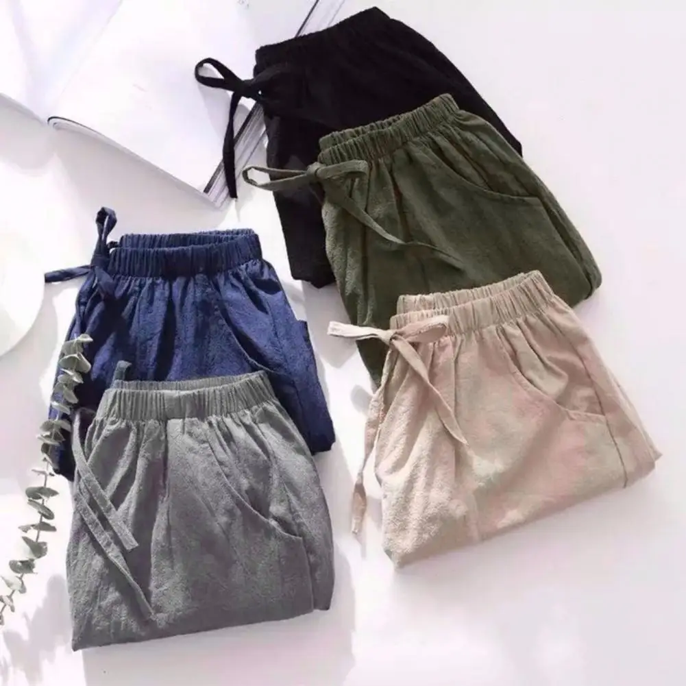 Women's Shorts Cotton and Linen A-line Wide Leg High Waist Drawstring Shorts Loose Thin Breathable Comfort Casual Summer
Women's Shorts Cotton and Linen A-line Wide Leg High Waist Drawstring Shorts Loose Thin Breathable Comfort Casual Summer