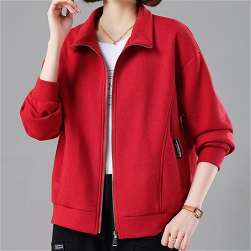 Spring Autumn Women's Short Jacket Coat New Fashion Casual Cardigan Tops Female Basic Coat Outerwear Casaco Feminino Clothing
Spring Autumn Women's Short Jacket Coat New Fashion Casual Cardigan Tops Female Basic Coat Outerwear Casaco Feminino Clothing