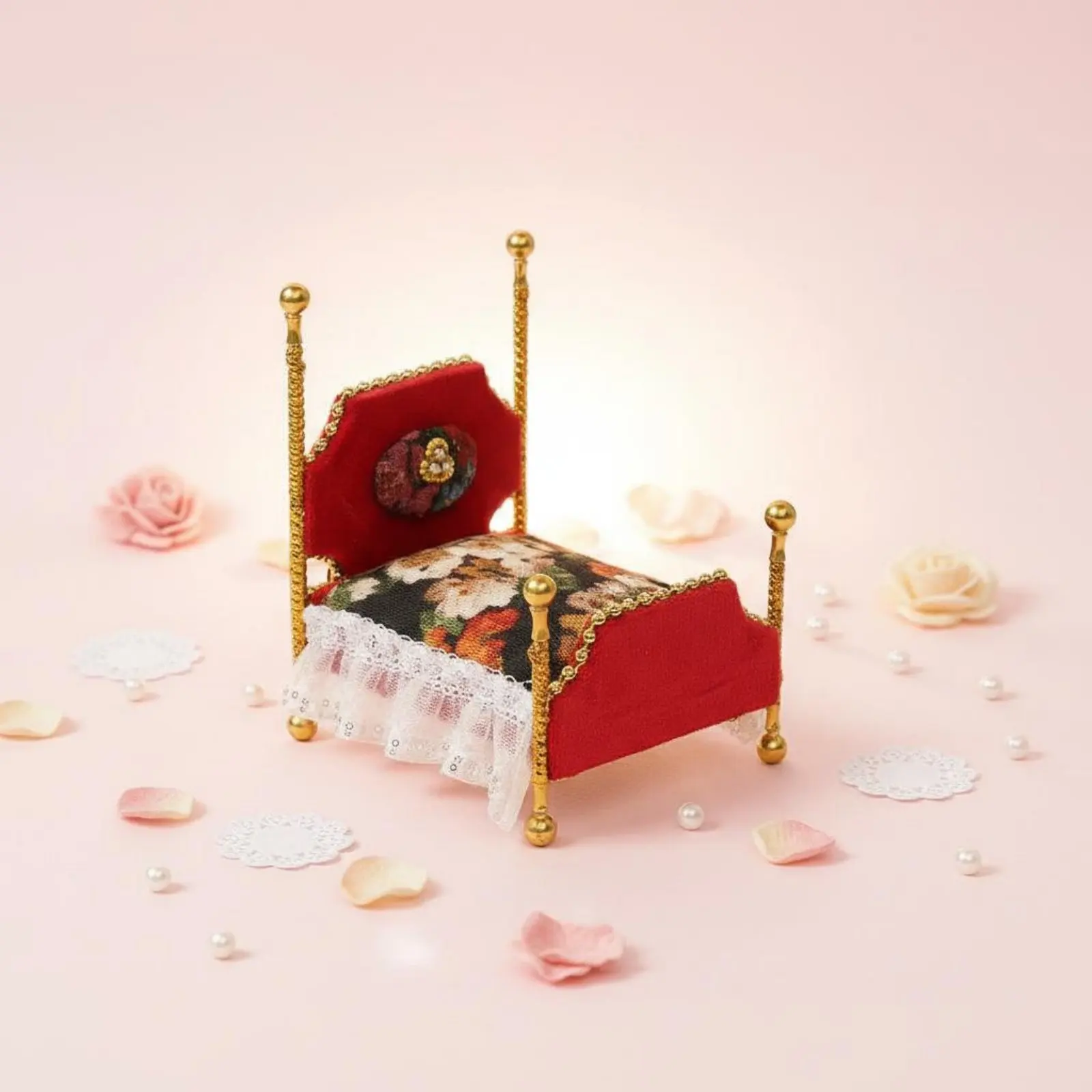 3 Pieces 1:12 Scale Bed Set European Design Mini Princess Bed Mini Sofa Set Realistic Details Miniature Home Decor Gift Ready
3 Pieces 1:12 Scale Bed Set European Design Mini Princess Bed Mini Sofa Set Realistic Details Miniature Home Decor Gift Ready