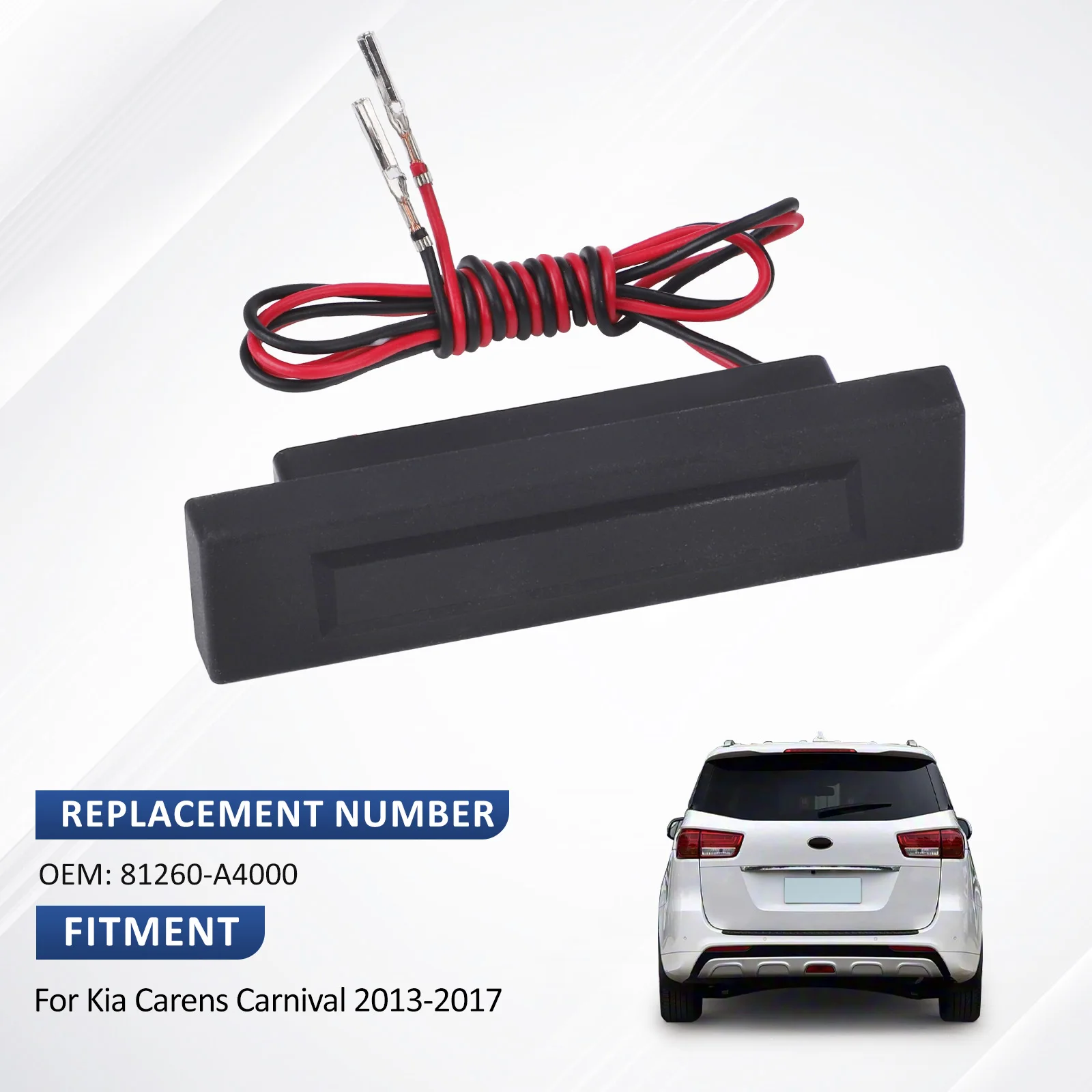 For Kia Carens Carnival 2013 2014 2015 2016 2017 81260-A4000 81260A4000 Tailgate Boot Release Switch Rear Trunk Opening Button
For Kia Carens Carnival 2013 2014 2015 2016 2017 81260-A4000 81260A4000 Tailgate Boot Release Switch Rear Trunk Opening Button