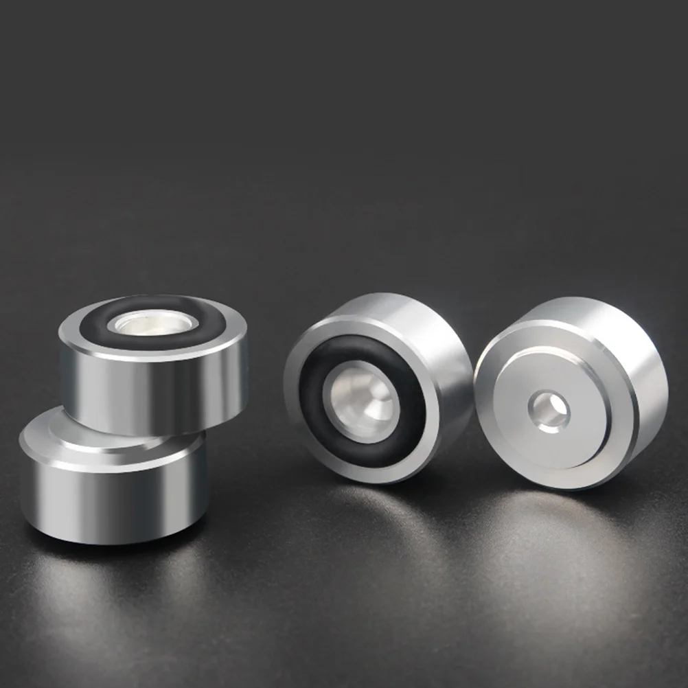 4 Pcs Speaker Shock Absorber Feet Isolation for Subwoofer Turntable Spikes Pads Aluminum Alloy Speakers
4 Pcs Speaker Shock Absorber Feet Isolation for Subwoofer Turntable Spikes Pads Aluminum Alloy Speakers