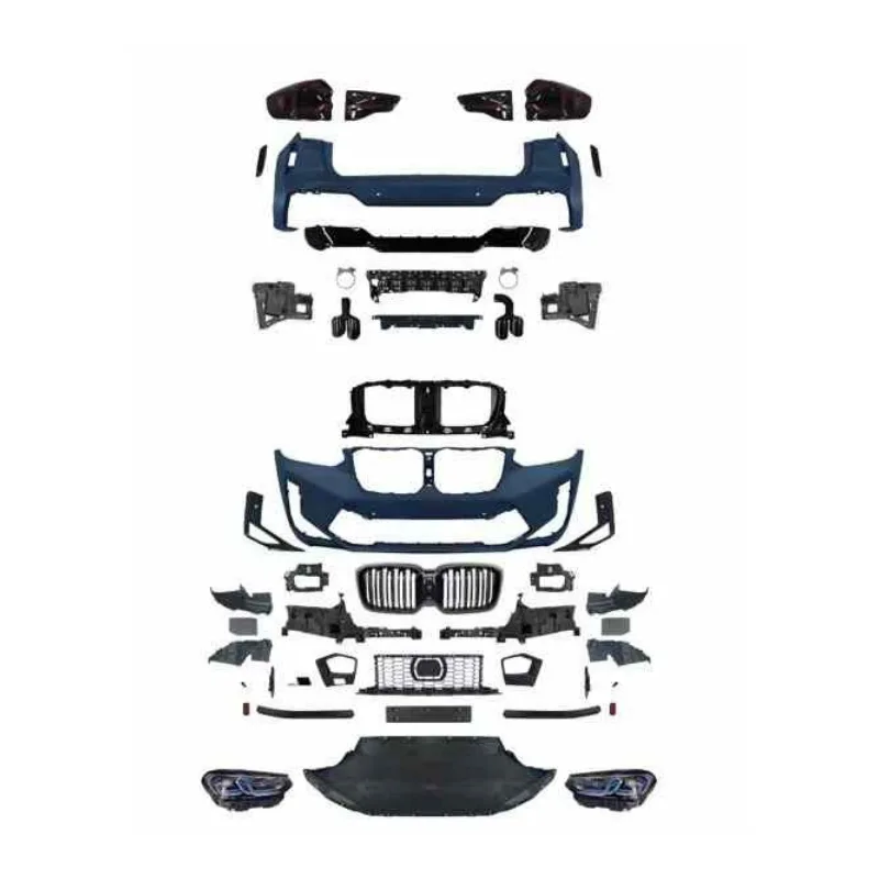 Suitable for G01 body kit, BMW X3 sports pre-change, late X3M surround old and new bumper light change
Suitable for G01 body kit, BMW X3 sports pre-change, late X3M surround old and new bumper light change