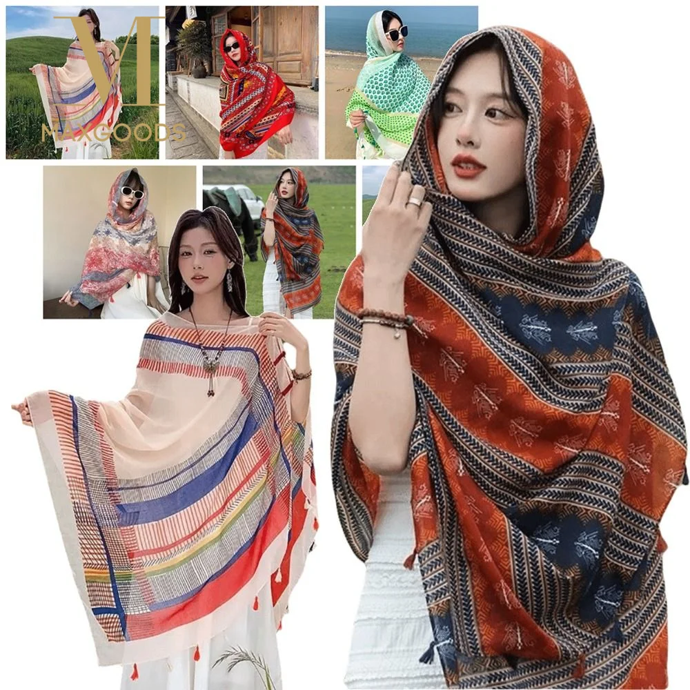 Creative Multicolor Sunscreen Shawls Long Style Seaside Holiday Dual-Use Scarves Dual-Use Design Beachwear Long Scarves Beach
Creative Multicolor Sunscreen Shawls Long Style Seaside Holiday Dual-Use Scarves Dual-Use Design Beachwear Long Scarves Beach