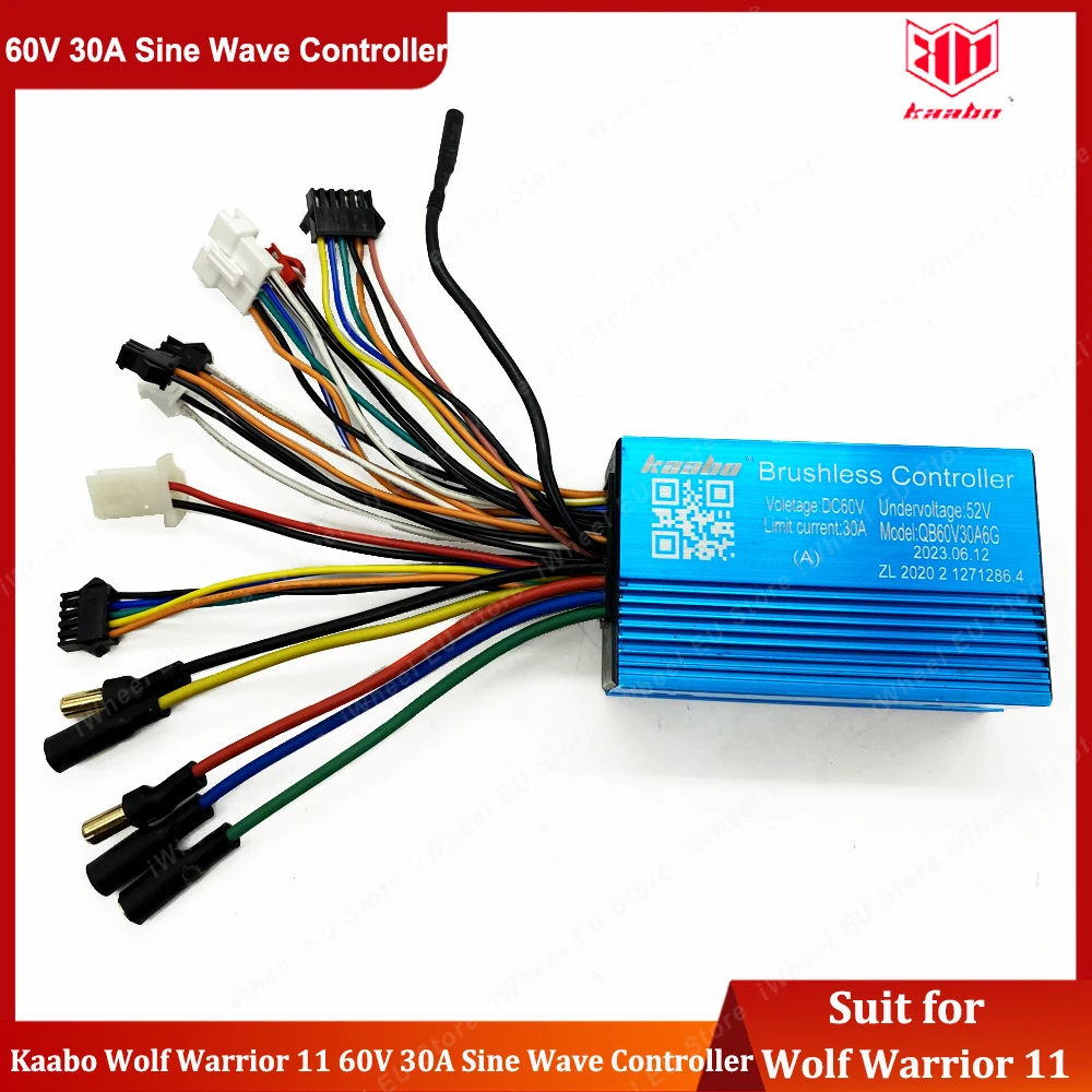 Kaabo Wolf Warrior 11 Sine Wave Controller 60V 30A Controller for LT01 Display Kaabo Wolf Warrior 11 Electric Scooter
Kaabo Wolf Warrior 11 Sine Wave Controller 60V 30A Controller for LT01 Display Kaabo Wolf Warrior 11 Electric Scooter